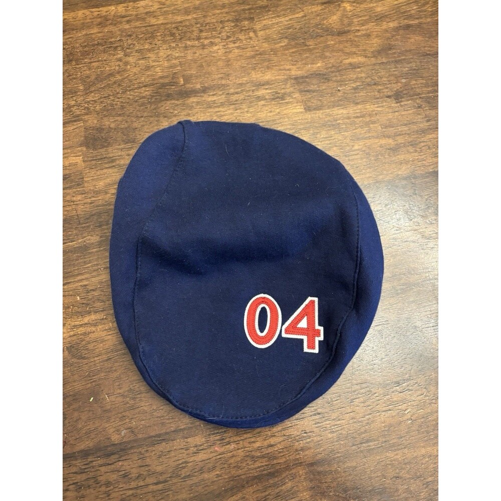 USA Olympics Roots 2004 Driving Beret Hat Cap Navy Size S/M Made in Canada